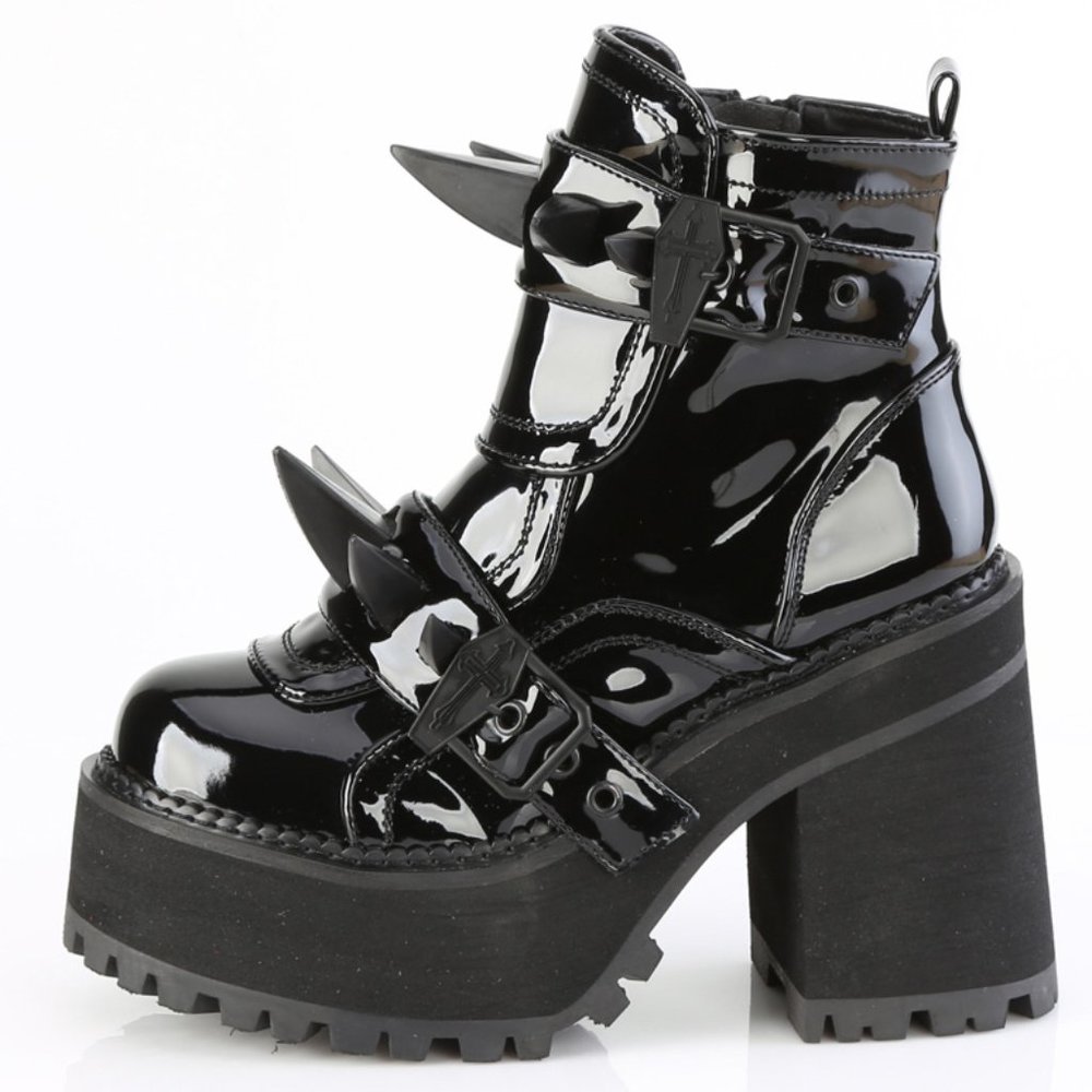 Platform Gothic Heel Ankle Boots